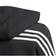 Adidas Kid's 3-Stripes Doubleknit Full-Zip Hoodie - Black/White