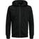 Jack & Jones Plain Zip Hoodie - Black