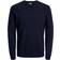 Jack & Jones V-Neck Knitted Sweater - Blue/Navy Blazer
