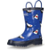 Regatta Kid's Minnow Printed Wellington Boots - Shark Nautical Blue