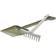 Dantoy Green Bean Shovel & Rake 50cm