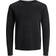 Jack & Jones Crewneck Knitting Sweater - Black/Caviar