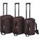 vidaXL Softcase Suitcase - Set of 3