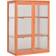 vidaXL Greenhouse 75x47x10cm Holz Polykarbonat