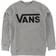 Vans Boy's Classic Crew Sweatshirt - Cement Heather/Black (VN0A36MZADY1)