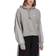 Adidas Women's Adicolor Classics Crop Hoodie - Medium Grey Heather