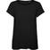 Vero Moda O-neck Short Sleeved Top - Black