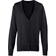 Premier Button Through Long Sleeve V-Neck Knitted Cardigan - Black