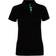 ASQUITH & FOX Short Sleeve Contrast Polo Shirt - Black/ Lime