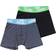 Puma Basic Boy's Boxers 2-pack - India Ink/Turquoise (907650-01)