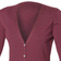 Henbury V-Neck Button Pocket Cardigan - Burgundy