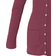 Henbury V-Neck Button Pocket Cardigan - Burgundy