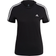 Adidas Women's Loungewear Essentials Slim 3-Stripes T-shirt - Black/White