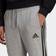 Adidas Essentials Fleece Tapered Cuff 3-Stripes Joggers Pant - Medium Grey Heather/Black