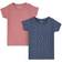 Minymo Basic T-shirt 2-pack - Mesa Rose (3933 585)