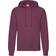 Fruit of the Loom Classic Hooded Sweat - Burgundy