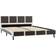 vidaXL Bed with Mattress 68cm Bettrahmen 140x200cm