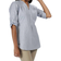 Regatta Women's Maelie Long Length Half Button Shirt - Ticking Stripe