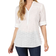 Regatta Women's Maelie Long Length Half Button Shirt - White