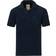Oas Solid Terry Polo Shirt - Navy