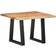 vidaXL Tree Edges Coffee Table 23.6x23.6"