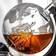 MikaMax Deluxe Globe Decanter Set Whisky-Karaffe 4Stk. 0.85L