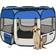 vidaXL Foldable Dog Yard with Carrying Cas