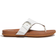 Fitflop Gracie Buckle Leather Toe-Post - Urban White