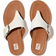 Fitflop Gracie Buckle Leather Toe-Post - Urban White