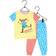 Pippi Glee Short Sleeve Pyjamas - Yellow/Red/Blue