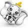 Pandora Disney Dumbo Charm - Silver/Black/Yellow