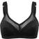 Swegmark Net Faitrade Cotton Soft Bra - Black