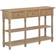 vidaXL 280019 Natural Wood Avlastningsbord 30x120cm