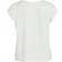 Vila Satin Look Short Sleeved Top - White/Snow White