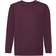 Fruit of the Loom Childrens Unisex Set In Sleeve Sweatshirt 2-pack - Burgundy