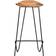 vidaXL Solid Acacia Wood Bar Stool 29.9" 2