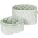 Cam Cam Copenhagen Quilted Storage Basket Leaves 2-pack