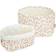 Cam Cam Copenhagen Quilted Storage Basket Leaves 2-pack