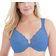 Glamorise Wonderwire Front Close Bra - Blue