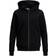 Jack & Jones Boy's Zip Hoodie - Black/Black (12182519)