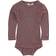 Joha L/S Wool/Silk Rib Bodysuit - Plum (67987196-15854)