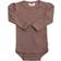 Joha L/S Wool/Silk Rib Bodysuit - Plum (67987196-15854)