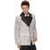 Widmann Sequin Jacket Silver with Black Collar