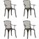 vidaXL 315575 4-pack Garden Dining Chair