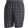 Adidas Classic Length Check Swim Shorts - Black/Grey Six