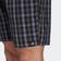 Adidas Classic Length Check Swim Shorts - Black/Grey Six