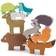 Le Toy Van Petilou Stacking Tower with Forest Animals