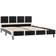 vidaXL Bed with Memory Foam Mattress 68cm Bettrahmen 140x200cm