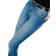 Only Blush Mid Ankle Skinny Fit Jeans - Blue/Dark Blue Denim