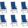 vidaXL 3065327 6-pack Garden Dining Chair